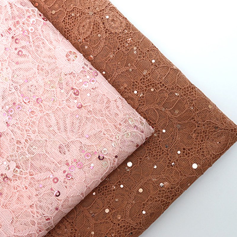 Lace Fabric Cutwork Eyelet Polyester for Women's Wear Wholesale Suppli 11